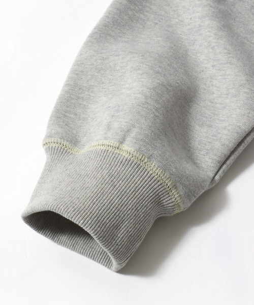 SITRY(シトリー)の「Animal Print Color Scheme Sweat Shirt/オーバーサイズ アニマルロゴ アップリケ 裏起毛 配色 トレーナー スウェット レディース メンズ(スウェット・メンズ・ブラック/ネイビー/グレー・M/L)」の10枚目の写真