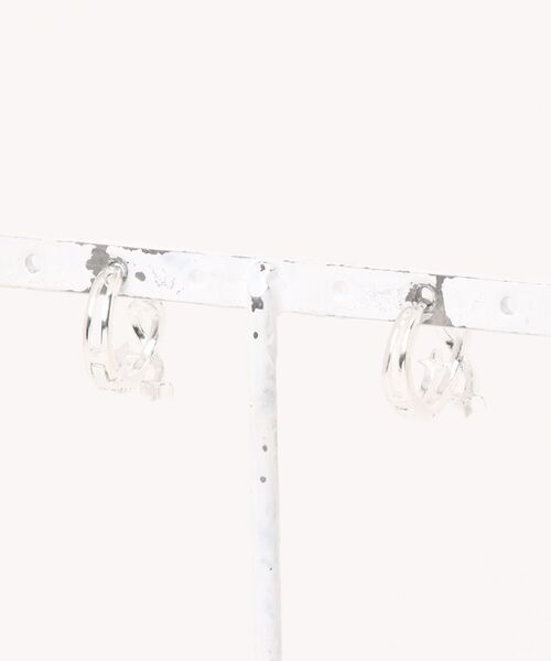 E.M.A.N.O.N（エマノン）の「【E.M.A.N.O.N】【466925】シューティングスターフープピアス(RO)（ピアス（両耳用）・レディース・シルバー・FREE）」の8枚目の写真