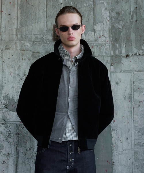 Regen Glanz(レーゲングランツ)の「synthetic suede check lining blouson / シンセティックスエードチェックライニングブルゾン(ブルゾン・メンズ・ブラウン系その他/ブラック/ボルドー・SMALL/MEDIUM/LARGE)」の7枚目の写真