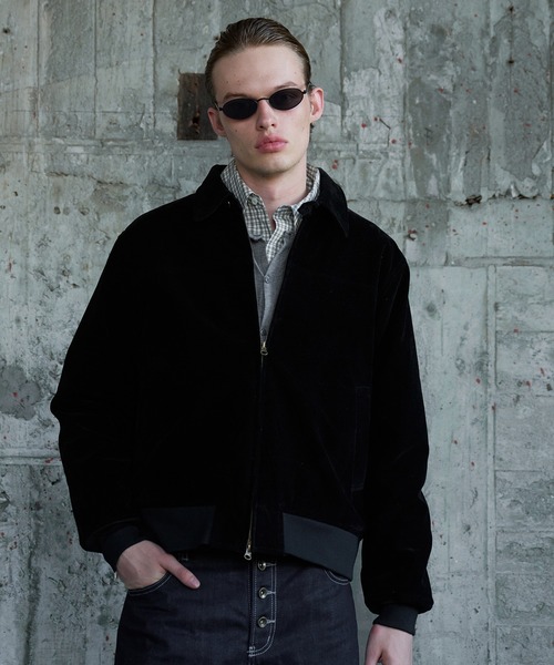 Regen Glanz(レーゲングランツ)の「synthetic suede check lining blouson / シンセティックスエードチェックライニングブルゾン(ブルゾン・メンズ・ブラウン系その他/ブラック/ボルドー・SMALL/MEDIUM/LARGE)」の5枚目の写真
