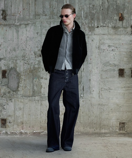 Regen Glanz(レーゲングランツ)の「synthetic suede check lining blouson / シンセティックスエードチェックライニングブルゾン(ブルゾン・メンズ・ブラウン系その他/ブラック/ボルドー・SMALL/MEDIUM/LARGE)」の14枚目の写真
