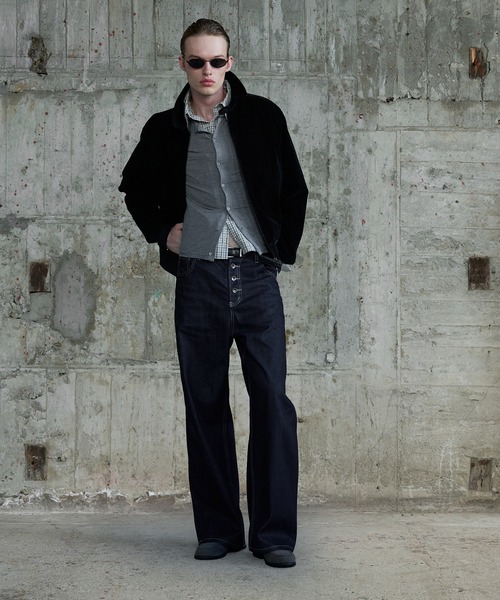 Regen Glanz(レーゲングランツ)の「synthetic suede check lining blouson / シンセティックスエードチェックライニングブルゾン(ブルゾン・メンズ・ブラウン系その他/ブラック/ボルドー・SMALL/MEDIUM/LARGE)」の15枚目の写真
