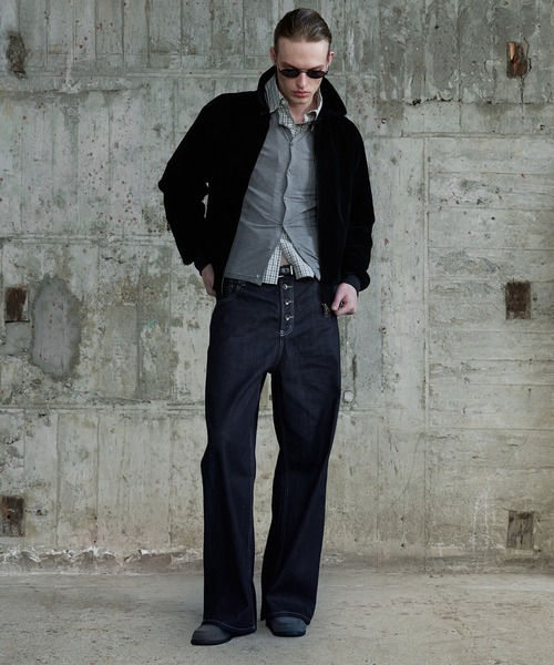 Regen Glanz(レーゲングランツ)の「synthetic suede check lining blouson / シンセティックスエードチェックライニングブルゾン(ブルゾン・メンズ・ブラウン系その他/ブラック/ボルドー・SMALL/MEDIUM/LARGE)」の16枚目の写真