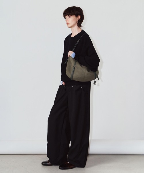 Knuth Marf(クヌースマーフ)の「Knuth Marf / クヌースマーフ suede moon bag(ショルダーバッグ・レディース・ブラウン/カーキ・FREE)」の9枚目の写真