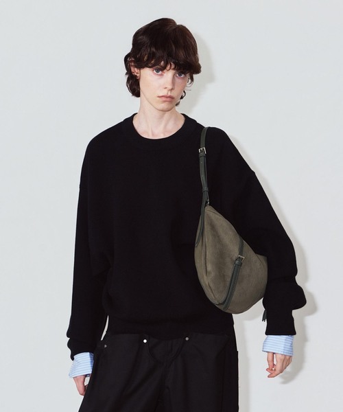 Knuth Marf(クヌースマーフ)の「Knuth Marf / クヌースマーフ suede moon bag(ショルダーバッグ・レディース・ブラウン/カーキ・FREE)」の8枚目の写真