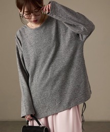 前後2way カシミアタッチスムース オーバーサイズプルオーバー