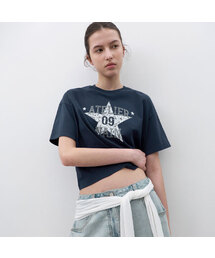 ATELIER NAIN STAR OVER CROP TEE (T-7221)