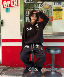 AMOU（アモウ）の「AMOU Horse Sweat pants BLACK（スウェットパンツ）」