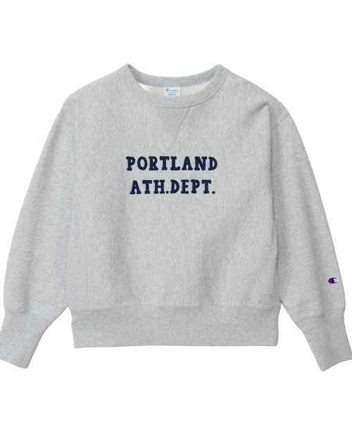 Champion（チャンピオン）の「チャンピオン Champion RW CREW NECK SWEATSHIRT（スウェット・レディース・ダークグレー/ライトグレー/ブラウン/ネイビー・M/L）」の2枚目の写真