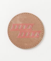 BrownBrown（ブラウンブラウン）の「【BrownBrown】ブラウンブラウン/ シルクプリントコースター（ランチョンマット/テーブルウェア）」