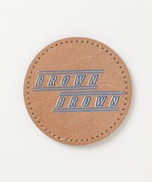BrownBrown（ブラウンブラウン）の「【BrownBrown】ブラウンブラウン/ シルクプリントコースター（ランチョンマット/テーブルウェア）」