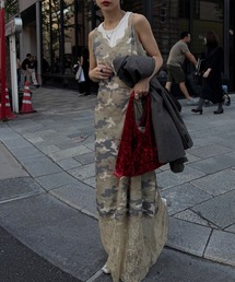 Ameri（アメリ）の「LACE TRIM CAMI DRESS（ドレス）」