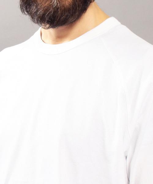 BEAUTY&YOUTH UNITED ARROWS(ビューティーアンドユースユナイテッドアローズ)の「BY ∴ ワイド ラグラン ハーフスリーブ カットソー MADE IN JAPAN◆(Tシャツ/カットソー・メンズ・ホワイト/ブラック/オリーブ/その他1/その他2/その他3・SMALL/MEDIUM/LARGE)」の18枚目の写真