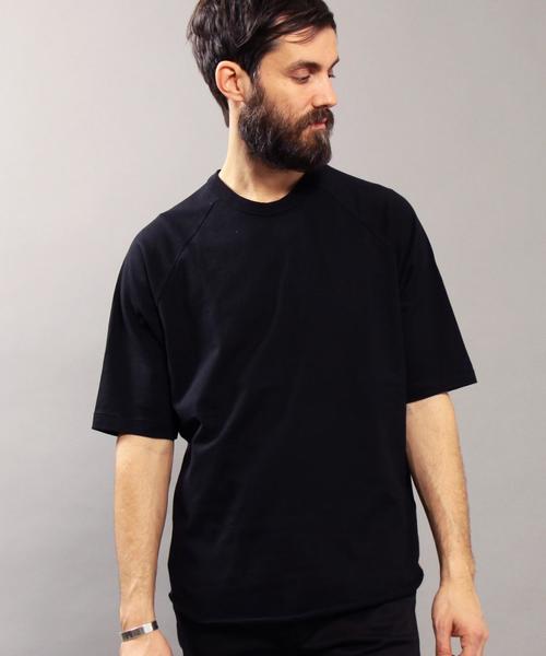 BEAUTY&YOUTH UNITED ARROWS(ビューティーアンドユースユナイテッドアローズ)の「BY ∴ ワイド ラグラン ハーフスリーブ カットソー MADE IN JAPAN◆(Tシャツ/カットソー・メンズ・ホワイト/ブラック/オリーブ/その他1/その他2/その他3・SMALL/MEDIUM/LARGE)」の20枚目の写真