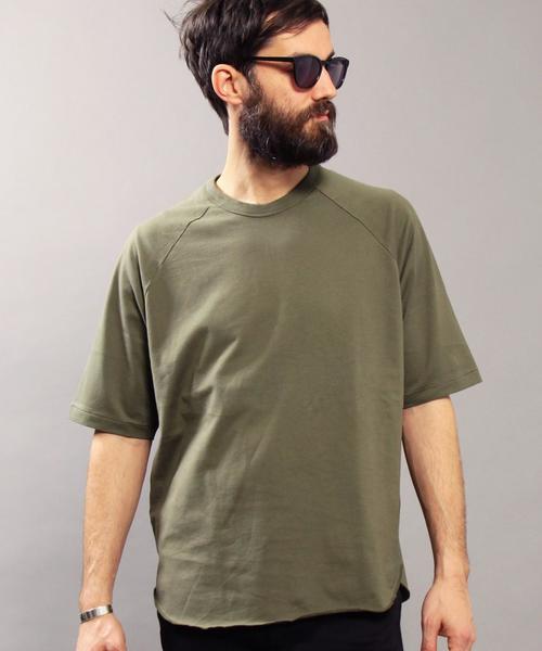 BEAUTY&YOUTH UNITED ARROWS(ビューティーアンドユースユナイテッドアローズ)の「BY ∴ ワイド ラグラン ハーフスリーブ カットソー MADE IN JAPAN◆(Tシャツ/カットソー・メンズ・ホワイト/ブラック/オリーブ/その他1/その他2/その他3・SMALL/MEDIUM/LARGE)」の21枚目の写真