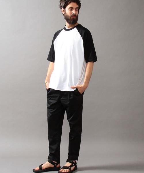 BEAUTY&YOUTH UNITED ARROWS(ビューティーアンドユースユナイテッドアローズ)の「BY ∴ ワイド ラグラン ハーフスリーブ カットソー MADE IN JAPAN◆(Tシャツ/カットソー・メンズ・ホワイト/ブラック/オリーブ/その他1/その他2/その他3・SMALL/MEDIUM/LARGE)」の16枚目の写真