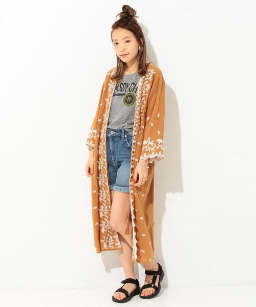 Another Edition（アナザーエディション）の「フラワー刺繍ガウン/ AEBC FLW EMB GOWN（カーディガン/ボレロ・レディース・オフホワイト/コバルトブルー/マスタード・フリー）」の14枚目の写真