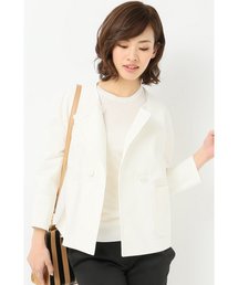 FIGARO Paris | ライトキャンバス ノーカラージャケット◆(ノーカラージャケット)