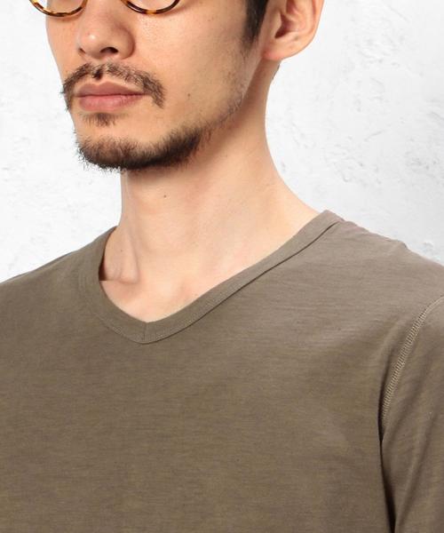 green label relaxing(グリーンレーベルリラクシング)の「BC ZIMBABWE COTTON S/S Tシャツ◆(Tシャツ/カットソー・メンズ・ホワイト/ダークグレー/モカ/コバルトブルー/オレンジ系その他/オリーブ/ネイビー・MEDIUM/LARGE/X-LARGE/SMALL)」の12枚目の写真