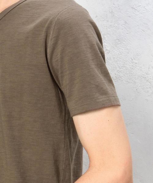 green label relaxing(グリーンレーベルリラクシング)の「BC ZIMBABWE COTTON S/S Tシャツ◆(Tシャツ/カットソー・メンズ・ホワイト/ダークグレー/モカ/コバルトブルー/オレンジ系その他/オリーブ/ネイビー・MEDIUM/LARGE/X-LARGE/SMALL)」の13枚目の写真