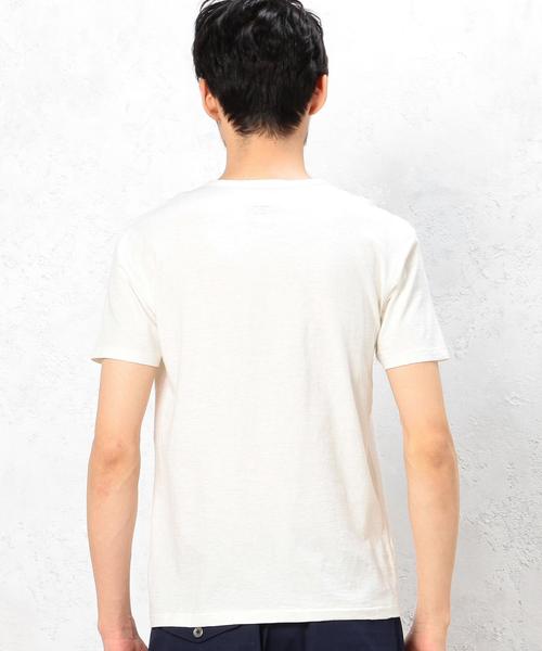 green label relaxing(グリーンレーベルリラクシング)の「BC ZIMBABWE COTTON S/S Tシャツ◆(Tシャツ/カットソー・メンズ・ホワイト/ダークグレー/モカ/コバルトブルー/オレンジ系その他/オリーブ/ネイビー・MEDIUM/LARGE/X-LARGE/SMALL)」の20枚目の写真