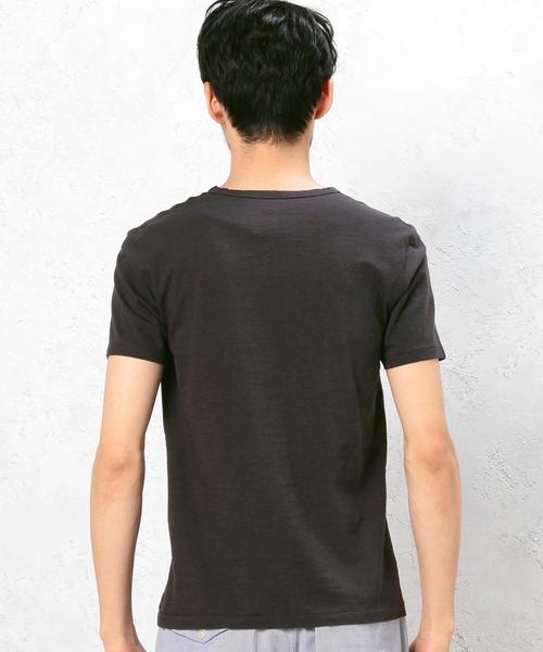 green label relaxing(グリーンレーベルリラクシング)の「BC ZIMBABWE COTTON S/S Tシャツ◆(Tシャツ/カットソー・メンズ・ホワイト/ダークグレー/モカ/コバルトブルー/オレンジ系その他/オリーブ/ネイビー・MEDIUM/LARGE/X-LARGE/SMALL)」の22枚目の写真