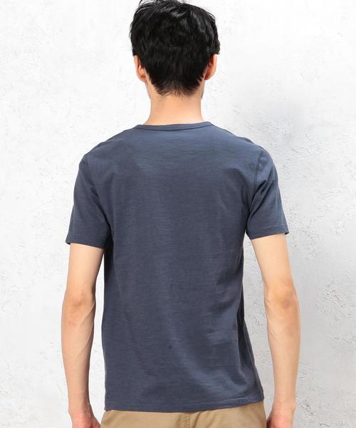 green label relaxing(グリーンレーベルリラクシング)の「BC ZIMBABWE COTTON S/S Tシャツ◆(Tシャツ/カットソー・メンズ・ホワイト/ダークグレー/モカ/コバルトブルー/オレンジ系その他/オリーブ/ネイビー・MEDIUM/LARGE/X-LARGE/SMALL)」の14枚目の写真