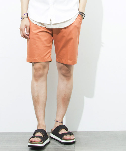 STUDIOUS(ステュディオス)の「コンパクトカラーショーツ(その他パンツ・メンズ・ブラック/ホワイト/ネイビー/オレンジ・2/1/3)」の1枚目の写真