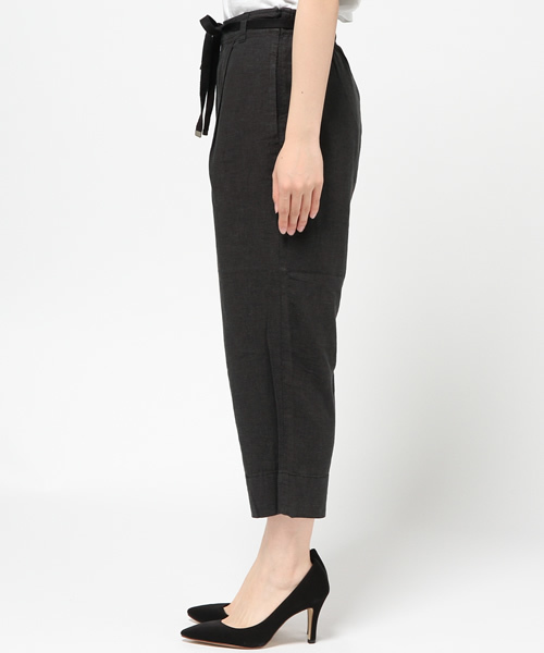LBC（エルビーシー）の「リネンヴィスコースペグトップパンツ（その他パンツ・レディース・ブラック/グリーン・LARGE/MEDIUM）」の4枚目の写真