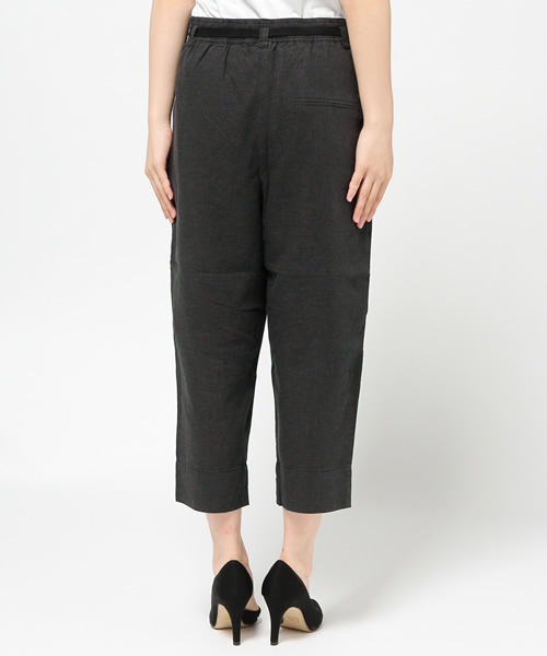 LBC（エルビーシー）の「リネンヴィスコースペグトップパンツ（その他パンツ・レディース・ブラック/グリーン・LARGE/MEDIUM）」の5枚目の写真