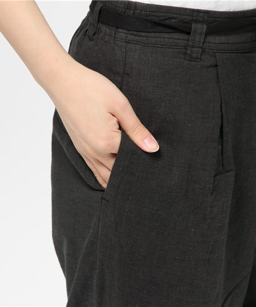 LBC（エルビーシー）の「リネンヴィスコースペグトップパンツ（その他パンツ・レディース・ブラック/グリーン・LARGE/MEDIUM）」の8枚目の写真