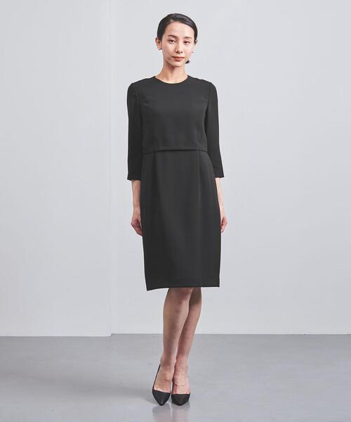 UNITED ARROWS（ユナイテッドアローズ）の「＜UNITED ARROWS＞フォーマル ワンピース P（ワンピース・レディース・ブラック/ネイビー・38/40/36）」の11枚目の写真