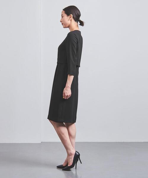 UNITED ARROWS（ユナイテッドアローズ）の「＜UNITED ARROWS＞フォーマル ワンピース P（ワンピース・レディース・ブラック/ネイビー・38/40/36）」の12枚目の写真