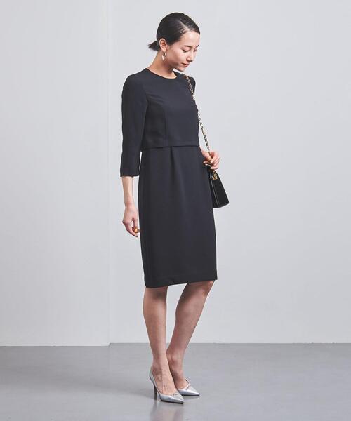 UNITED ARROWS（ユナイテッドアローズ）の「＜UNITED ARROWS＞フォーマル ワンピース P（ワンピース・レディース・ブラック/ネイビー・38/40/36）」の5枚目の写真