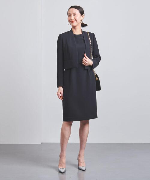 UNITED ARROWS（ユナイテッドアローズ）の「＜UNITED ARROWS＞フォーマル ワンピース P（ワンピース・レディース・ブラック/ネイビー・38/40/36）」の6枚目の写真