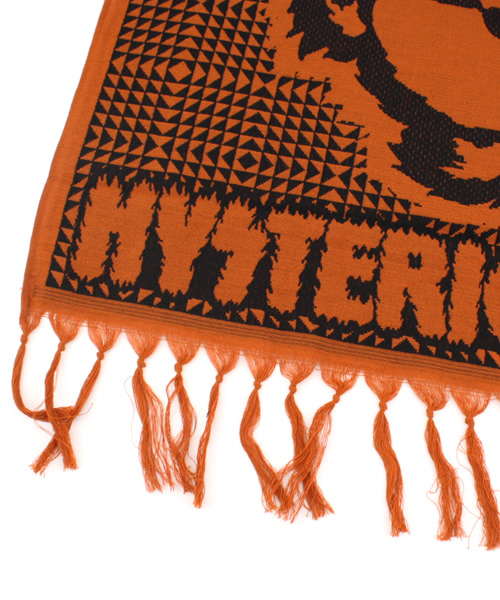 HYSTERIC MINI（ヒステリックミニ）の「R&R OVER ジャガードストール（ストール/ショール・キッズ・オレンジ・FREE）」の2枚目の写真