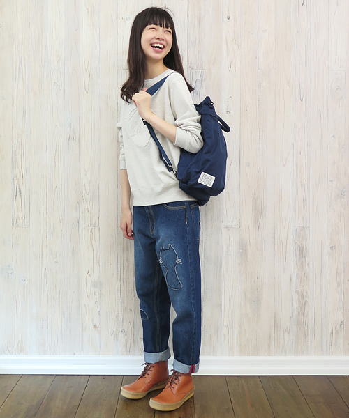 Ne-net（ネネット）の「S ヘルメットリュック（バックパック/リュック・レディース・レッド/カーキ/ネイビー/ブラック・FREE）」の12枚目の写真