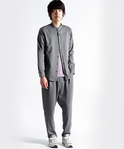 MONO-MART（モノマート）の「T/R 2タック ワイドパンツ ジョッパーズ テーパードパンツ（その他パンツ・メンズ・チャコールグレー/ブラック/オリーブ/ネイビー・M/L）」の14枚目の写真