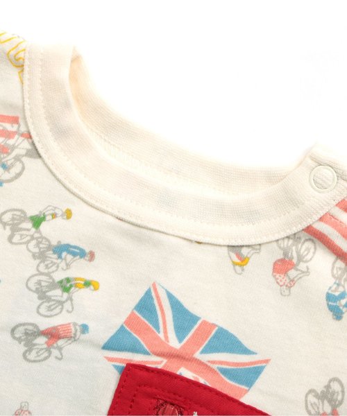 BREEZE(ブリーズ)の「アウトドアポケットTシャツ(Tシャツ/カットソー・キッズ・ベージュ/キナリ/グレー・90/130/110/140/80/100/120/95)」の12枚目の写真
