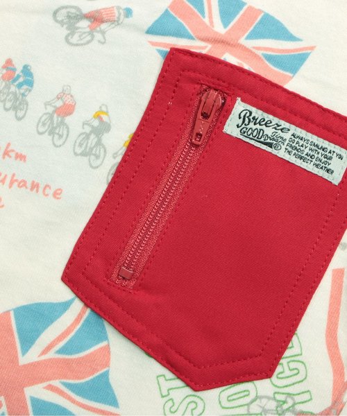 BREEZE(ブリーズ)の「アウトドアポケットTシャツ(Tシャツ/カットソー・キッズ・ベージュ/キナリ/グレー・90/130/110/140/80/100/120/95)」の13枚目の写真
