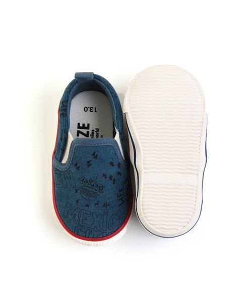 BREEZE（ブリーズ）の「プリントスリッポン（スリッポン・キッズ・ブルー/イエロー/ピンク・16/19/17/13/18/15 /14）」の9枚目の写真