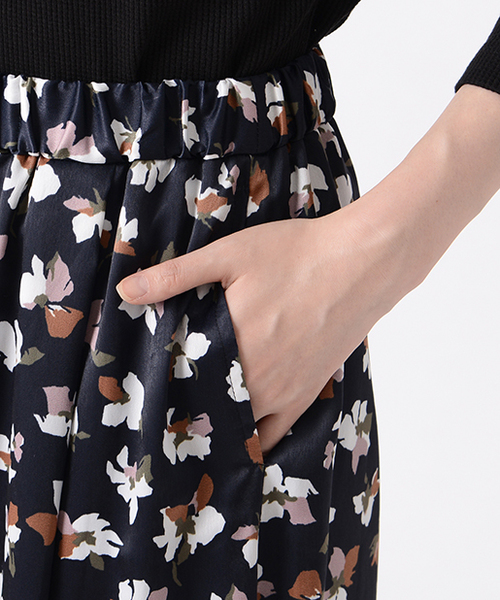 CIAOPANIC TYPY(チャオパニックティピー)の「ヴィンテージフラワースカウチョ(その他パンツ・レディース・ネイビー/ワイン・FREE)」の7枚目の写真