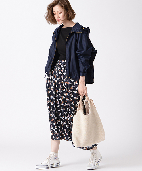 CIAOPANIC TYPY(チャオパニックティピー)の「ヴィンテージフラワースカウチョ(その他パンツ・レディース・ネイビー/ワイン・FREE)」の4枚目の写真