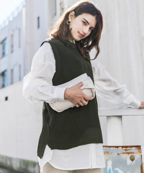 manimani ★**°\"*。ネストローブ　ボアベスト クリフメイヤー[公式] シャギーボアベスト MENS 2414405 | MENS メンズ