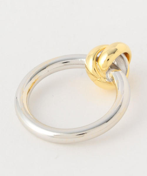 Soierie（ソワリー）の「＜Soierie＞COIL KNOT リング（リング・レディース・シルバー・FREE）」の2枚目の写真