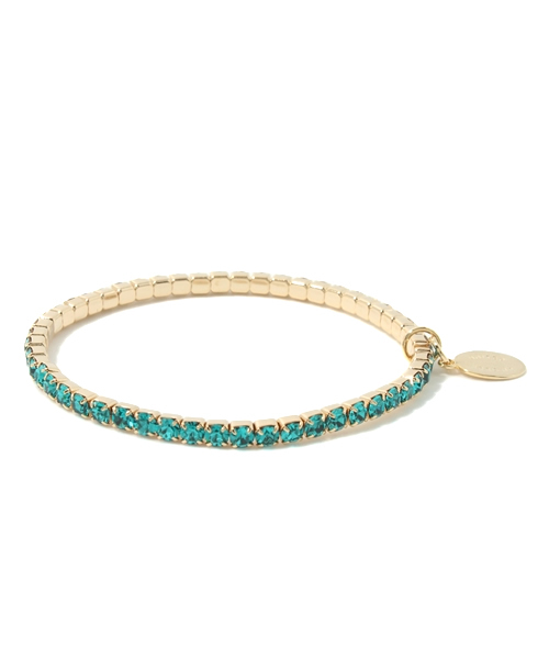 UNITED ARROWS（ユナイテッドアローズ）の「UA レンヅメ ホソ ブレスレット¨ ◆（ブレスレット・レディース・ホワイト/ピンク/オレンジ/ケリー/ロイヤルブルー/その他1/ブラック/レッド/ワインレッド/イエロー/ライム/ライトブルー/ライトピンク/その他2/その他3/その他4/その他5/ターコイズブルー/その他6/その他7/その他8・フリー）」の6枚目の写真