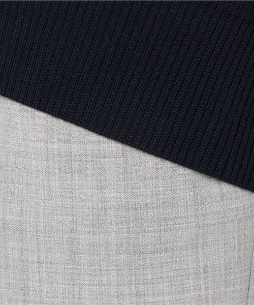 RIVE DROITE（リヴドロワ）の「カシミヤ混片畦Vネックプルオーバー（ニット/セーター・レディース・オフホワイト/ネイビー/ミント・FREE）」の9枚目の写真