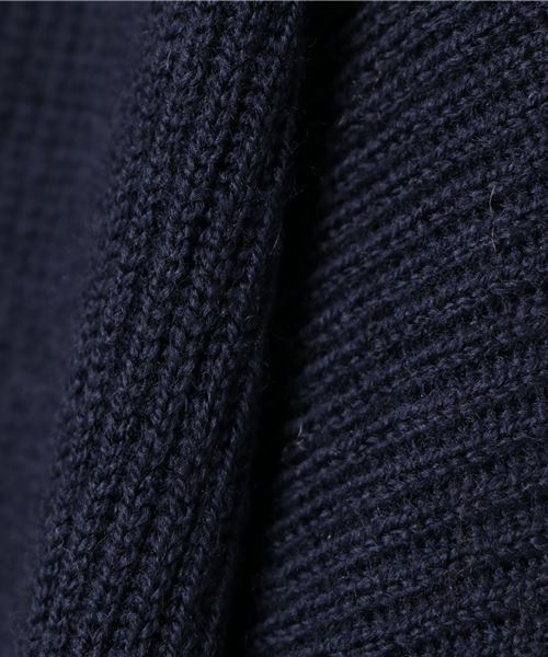 RIVE DROITE（リヴドロワ）の「カシミヤ混片畦Vネックプルオーバー（ニット/セーター・レディース・オフホワイト/ネイビー/ミント・FREE）」の8枚目の写真