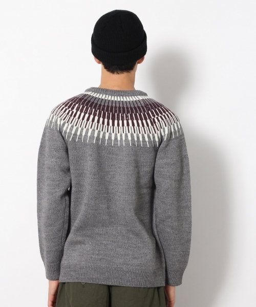 RAGEBLUE(レイジブルー)の「ジャガードニットクルー/779977(ニット/セーター・メンズ・ホワイト/ネイビー/グレー/ワインレッド・SMALL/MEDIUM/LARGE)」の15枚目の写真