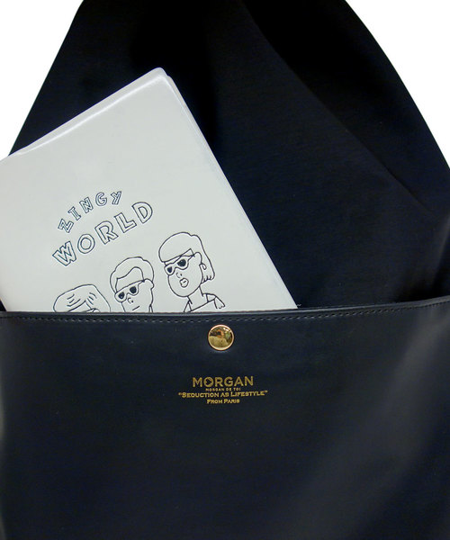 新品未使用　超レア！　JPモルガン 非売品　バッグ モルガン【MORGAN】絞り型リュック（バックパック/リュック
